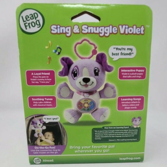 LeapFrog Sing & Snuggle Violet Purple - Picture 4 of 7